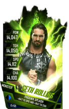 SuperCard SethRollins S4 17 Monster Fusion