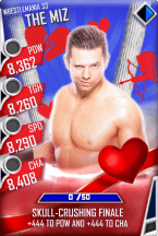 SuperCard TheMiz S3 14 WrestleMania33 Valentine