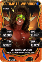 SuperCard UltimateWarrior S4 16 Beast Throwback