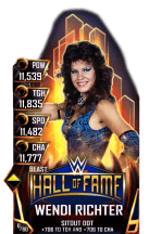 SuperCard WendiRichter S4 16 Beast HallOfFame