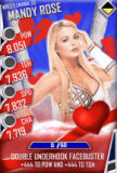 Super card mandy rose s3 14 wrestle mania33 valentine 14452 216