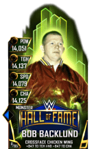 SuperCard BobBacklund S4 17 Monster HallOfFame