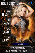 Super card trish stratus s4 16 beast spring 14581 216