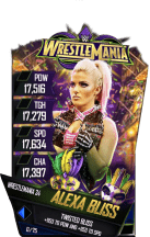 SuperCard AlexaBliss S4 19 WrestleMania34