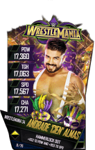 SuperCard AndradeAlmas S4 19 WrestleMania34