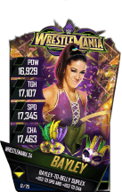 SuperCard Bayley S4 19 WrestleMania34