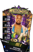 SuperCard BigE S4 19 WrestleMania34