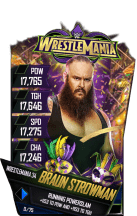 SuperCard BraunStrowman S4 19 WrestleMania34