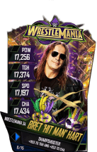 SuperCard BretHart S4 19 WrestleMania34