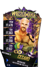 SuperCard Cesaro S4 19 WrestleMania34