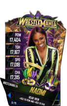 SuperCard Naomi S4 19 WrestleMania34