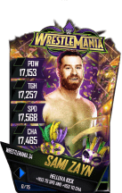 SuperCard SamiZayn S4 19 WrestleMania34