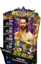 SuperCard SethRollins S4 19 WrestleMania34