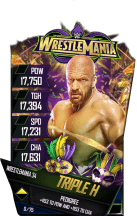 SuperCard TripleH S4 19 WrestleMania34