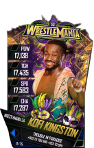SuperCard KofiKingston S4 19 WrestleMania34