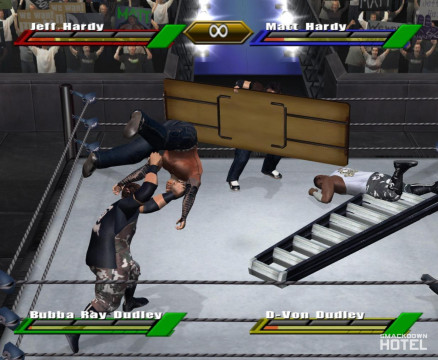 WrestleManiaX8 BubbaRayDudley DVonDudley MattHardy JeffHardy WrestleManiaX8 BubbaRayDudley DVonDudley MattHardy JeffHardy