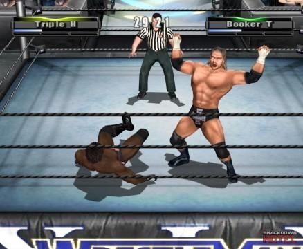 WrestleManiaXIX TripleH BookerT