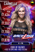 SuperCard Carmella S4 19 WrestleMania34 MITB