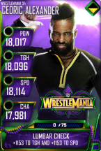 SuperCard CedricAlexander S4 19 WrestleMania34 MITB