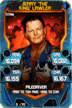 SuperCard JerryLawler S4 18 Titan Throwback