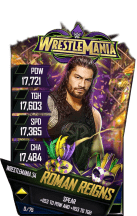 SuperCard RomanReigns S4 19 WrestleMania34