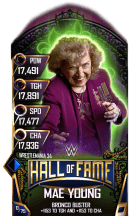 SuperCard MaeYoung S4 19 WrestleMania34 HallOfFame
