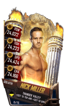 Super card nick miller s4 20 goliath 15063 216