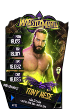 SuperCard TonyNese S4 19 WrestleMania34 Fusion