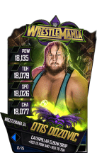 Super card otis dozovic s4 19 wrestle mania34 fusion 15073 216