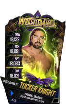 Super card tucker knight s4 19 wrestle mania34 fusion 15076 216