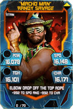 SuperCard RandySavage S4 18 Titan Throwback