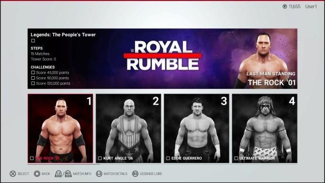WWE 2K19 Towers Mode 2 Peoples Legends