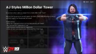 WWE 2K19 Towers Mode 3 AJ Styles Million Dollar