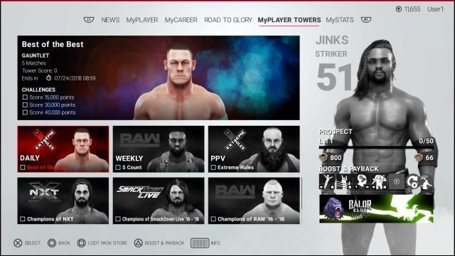 WWE 2K19 Towers Mode 5 MyPLAYER