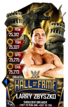 SuperCard LarryZbyszko S4 20 Goliath HallOfFame