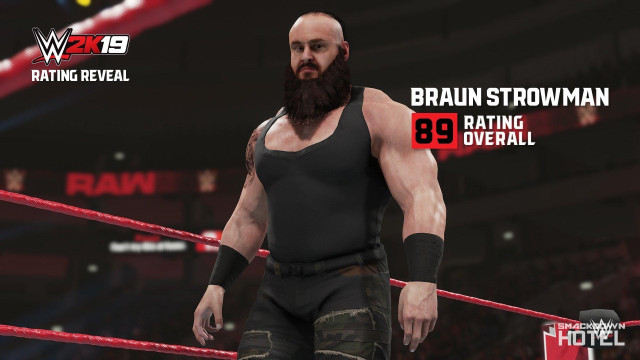 WWE2K19 RatingReveal BraunStrowman WWE2K19 RatingReveal BraunStrowman