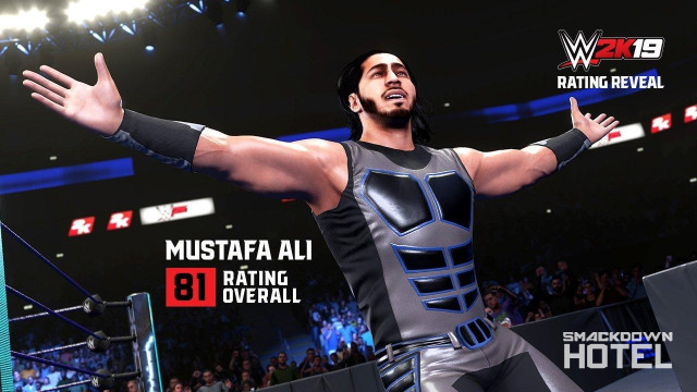 WWE2K19 RatingReveal MustafaAli WWE2K19 RatingReveal MustafaAli