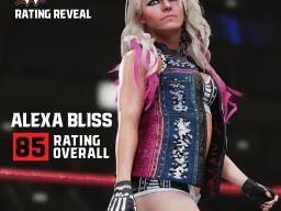 WWE2K19 RatingReveal AlexaBliss