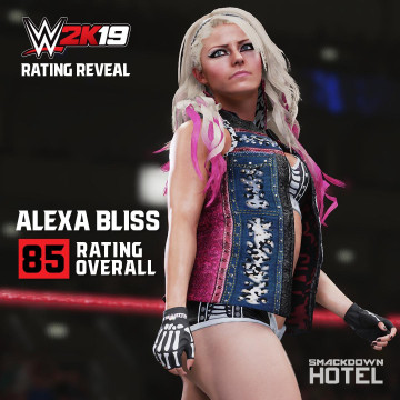 WWE2K19 RatingReveal AlexaBliss WWE2K19 RatingReveal AlexaBliss