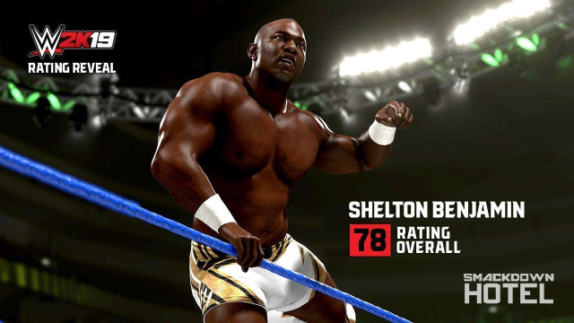 WWE2K19 RatingReveal SheltonBenjamin WWE2K19 RatingReveal SheltonBenjamin