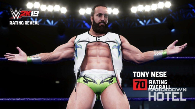 WWE2K19 RatingReveal TonyNese WWE2K19 RatingReveal TonyNese