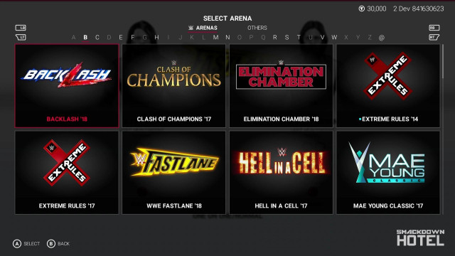 WWE2K19 Screen Arenas WWE2K19 Screen Arenas