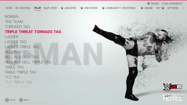 WWE2K19 Screen MatchTypes 2 WWE2K19 Screen MatchTypes 2