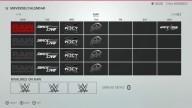 WWE2K19 Screen WWEUniverse Calendar