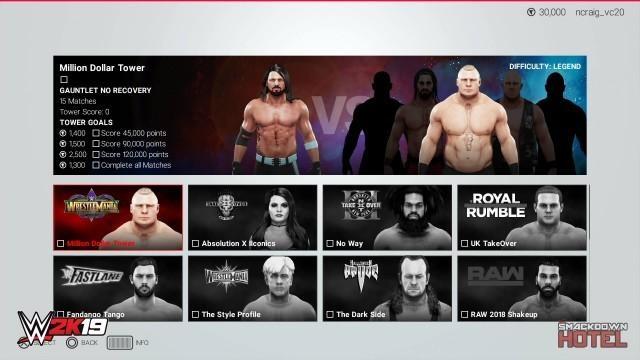 wwe 2k19 full roster