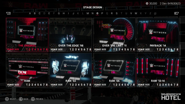 WWE2K19 Screen CreateAnArena Stages WWE2K19 Screen CreateAnArena Stages