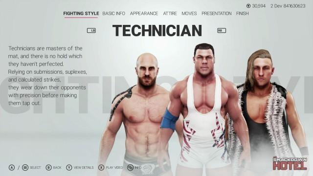 WWE 2K19: All MyPLAYER Fighting Styles - Full List & Guide