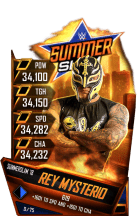 Super card rey mysterio s4 21 summer slam18 ring dom 15794 216