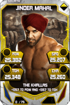 SuperCard JinderMahal S4 20 Goliath Throwback