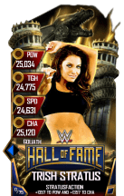 SuperCard TrishStratus S4 20 Goliath HallOfFame